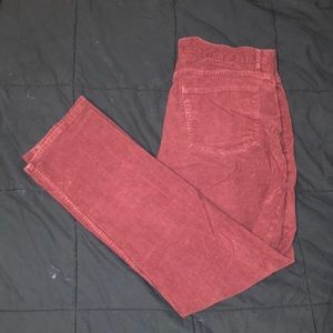Brooks Brothers Red Fleece Maroon Corduroy Pants